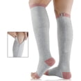 thumbnail image 1 of Chaussettes de Compression à Fermeture Éclair pour Mollets 15-20 mmHg pour Femmes et Hommes, 1 of 5