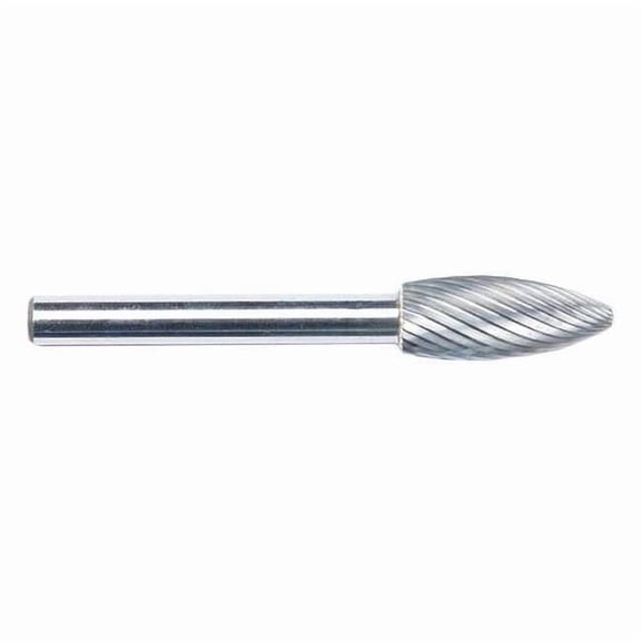 Manufacturer Varies Carbide Bur,Pointed Tree,1/4 19D753