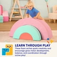 thumbnail image 5 of Battat Rainbow Arches Nesting Foam Arch Trio Climber Soft Play Indoor Equipment for 12 Months +, 5 of 11