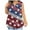 Multicolor, variant on SOOMLON Plus Size Patriotic Womens Tank Tops Loose Fit Tunics Distressed American Flag Shirts V Neck Independence Day Tops Sleeveless Loose Fitting T-Shirt Formal Tee Blouse Clothes