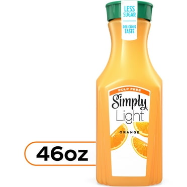 Simply Light Orange Pulp Free Orange Juice, 46 fl oz Bottle