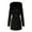 Black, variant on Lovskoo 2024 Women's Winter Coats Fleece Parkas Anoraks Thick Warm Long Sleeve Ladies Fuzzy Padded Jacket Hooded Collared Warm Coat Black