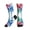 2 Black-2, variant on Women's Men's Paint Splatter Colorful Colorful Novelty Pattern Crew Athletic Socks