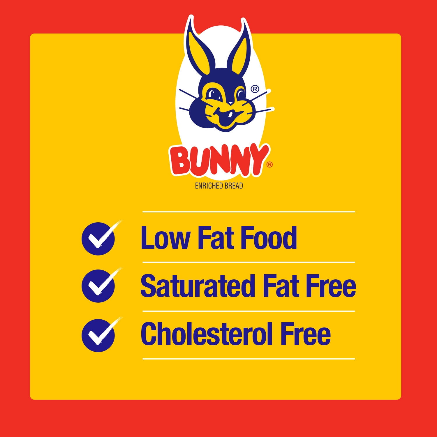 Bunny Bread Thin Sliced, Enriched Sliced White Bread, 16 oz Loaf