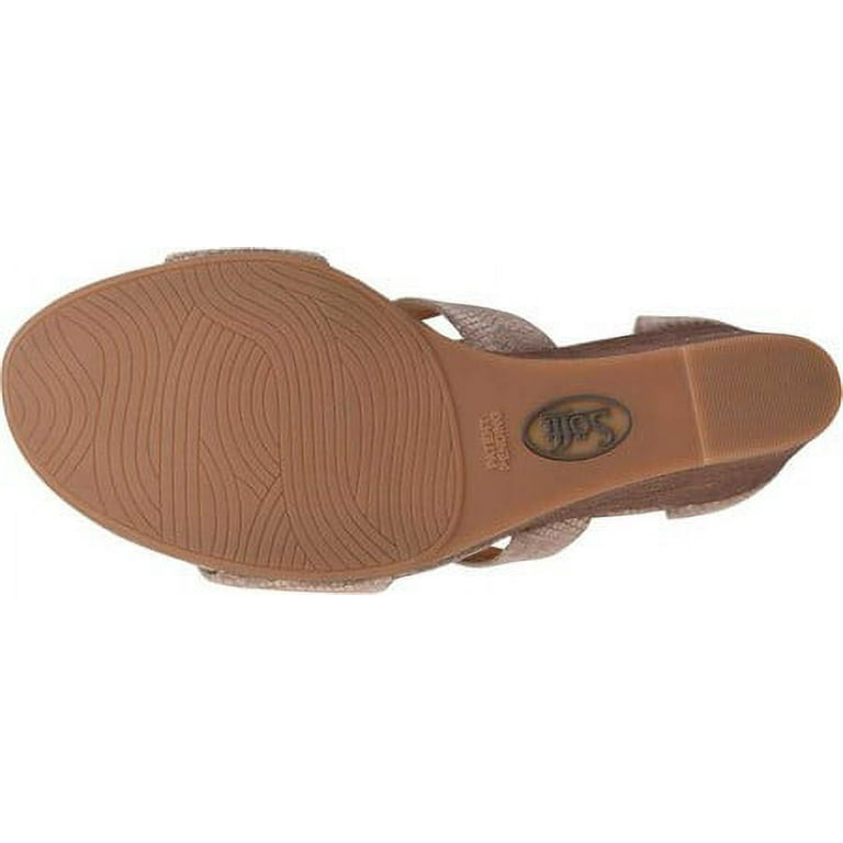 Women s Sofft Mauldin Strappy Wedge Sandal Walmart