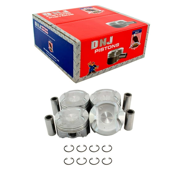 DNJ P4345 Piston Set Standard Size Fits Cars & Trucks 2012-2015 Subaru Impreza 2.0L H4 DOHC 16v