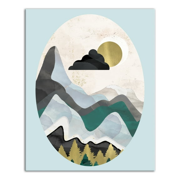 Creative Products Abstract Landscape 16x20 Canvas Wall Art