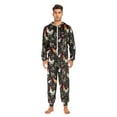 thumbnail image 6 of joogoo Roosters Plants Unisex Adults Onesies Pajamas Jumpsuits L, 6 of 7