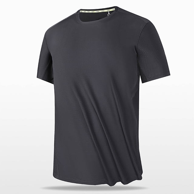pstuiky camisetas de hombre, Camiseta informal de verano para hombre, de color liso, holgada, de manga corta y cuello redondo ropa de hombre xl