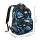 thumbnail image 2 of Fotbe Playful Whales Underwater Scene Mochila Casual con Estampado para Escuela, Viajes y Actividades al Aire Libre - Duradera, Ligera y Cómoda, 2 of 5