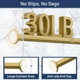 thumbnail image 4 of Barra de cortina de ducha ENJOYBASICS, color dorado, 76-193 cm, acero inoxidable, 4 of 7