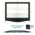 thumbnail image 4 of [Rechargeable] 3X Large Ultra Bright LED Page Magnifier with 12 Anti-Glare Dimmable LEDs (More Evenly Lit Viewing Area & Relieve Eye Strain)-Ideal for Reading Small Prints & Low Vision, 4 of 8