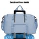 thumbnail image 4 of Bolsa de gimnasio de separación seca y húmeda, tela Oxford de gran capacidad | Bolsa de viaje con compartimento de zapatos con múltiples bolsillos | Correa ajustable | Bolso deportivo ligero de, 4 of 6