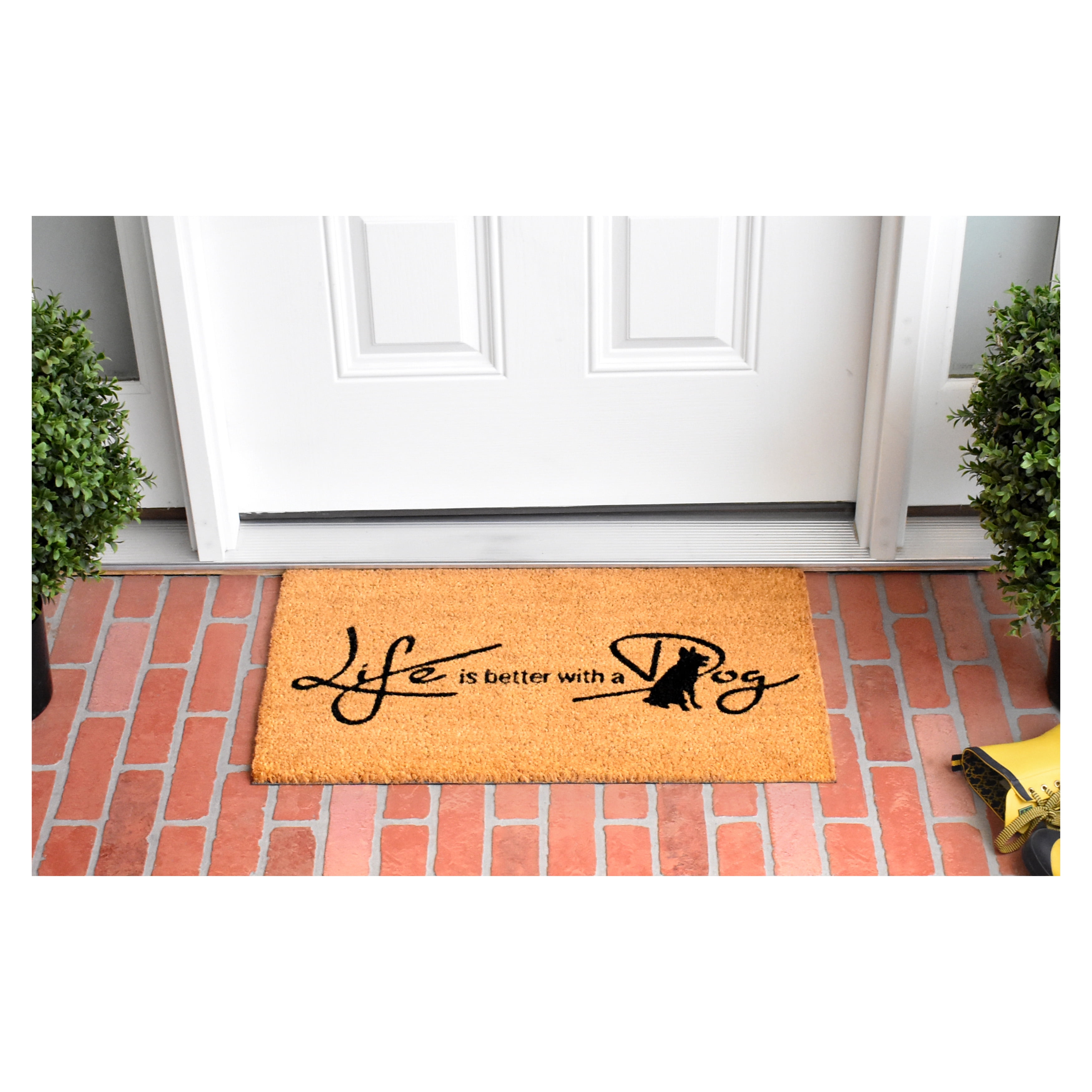 Calloway Mills Life is better with a Dog Doormat
