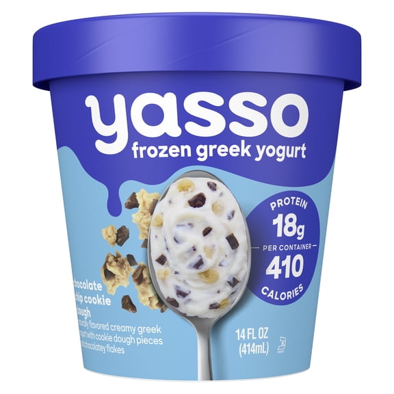 Yasso Chocolate Chip Cookie Dough Frozen Greek Yogurt, 14 fl oz