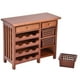 thumbnail image 2 of Mini Gabinete De Vino Para Casa De Muñecas 1:12, Muebles De Muñeca En Miniatura Resistentes, Atractivos Y Realistas Exquisitos Para Casa De Muñecas 1:12 ANGGREK Otros, 2 of 8