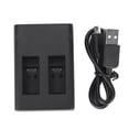 thumbnail image 2 of Action Camera Charger, 5V Input Portable Dual Slot Chargers  for Travelling, 2 of 7