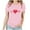 Pink 4, variant on Hxshgdsn Womens Valentines Shirt Crew Neck Short Sleeve Tees Graphic Heart Printed Soft Lover Gift Blouse Tops Black 2 L