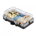 thumbnail image 3 of Portafusibles de 60 A, Bloque de Caja de Cuchillas de CircuitO Autico para AutiMóvil, 1 EN 3 Salidas Con Cubierta Transparente Para Automóviles, Camiones y Barcos de Ajuste, 3 of 7