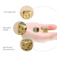 thumbnail image 4 of Shisuyan 2Pcs Brass Dice Pure Copper Dice Bar Supplies Playing Game Tool (Random Style), 4 of 8