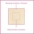 thumbnail image 3 of McKesson Hydrocellular Foam Dressing, Acrylic Adhesive Wound Bandage, 4 in x 4 in, 10 Count, 10 Packs, 100 Total, 3 of 10