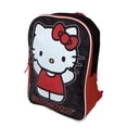 thumbnail image 3 of Hello Kitty 15” Backpack Sanrio Bows Cat Black Red School Bag Girls, 3 of 6