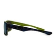 thumbnail image 4 of Kids Rectangle Multi Pattern Sunglasses (Black/Citron), 4 of 6