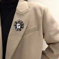 thumbnail image 4 of LYMAYTER Broche Résistante à l'Usure Vintage Libellule - Faux Cristal, Électroplaqué, Non Décolorant, Accessoires de Mode, 4 of 7