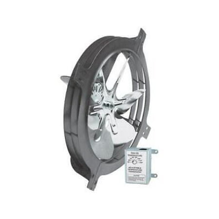 

Air Vent 18 in. H X 17.8 in. W X 7.3 in. L X 15 in. D Steel Gable Mount Power Fan