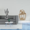 thumbnail image 2 of Escultura De Resina De Caballero Vintage Y Pareja Abstracta, Adorno Creativo De Mesa Para La Entrada, Estantería, Escritorio De Oficina, Regalo De Inauguración De La Casa Y Cumpleaños., 2 of 8