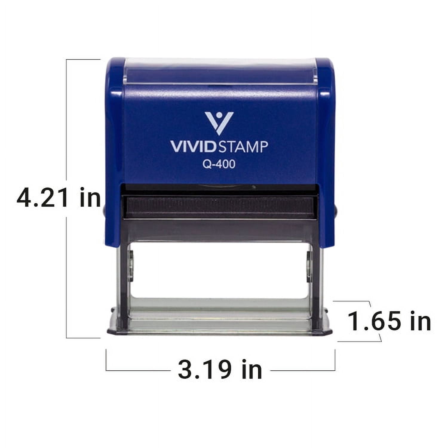 (3 pack) All Quality Deepest Sympathy Self-Inking Rubber Stamp | Family & Friends | Novelty Homely Stamps (Blue Ink) - Q-400