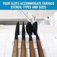 thumbnail image 3 of Coofit Utensil Rest 4 Notches Non-Slip Silicone Spoon Rest Spoon Holder for Kitchen, 3 of 6