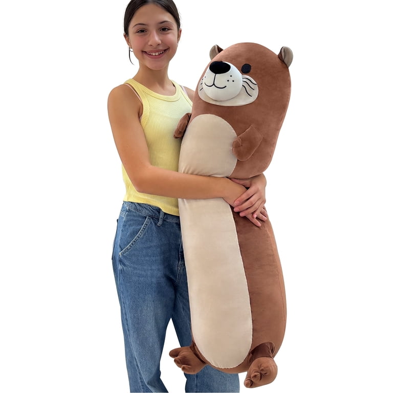 Morismos 39" Giant Otter Plush Body Pillow, Ultra-Soft photo 1
