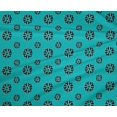 thumbnail image 4 of oneOone Polyester Lycra Fabric Floral Block Printed Fabric 1 Yard 56 Inch Wide, 4 of 4