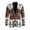 Ethnic Tribal Geometric, variant on Aztec Geometric Suit Separates Coat, One Button Polyester Blazers for Men, Formal Wedding Party Wear