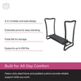 thumbnail image 4 of Yard Butler GKS-2 Garden Kneeler & Seat, Heavy-Duty Folding Stool, Black, 4 of 7