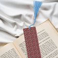 thumbnail image 6 of Kdxio Red Floral Print Metal Tassel Bookmarks,Perfect Gift for Art Lovers and Bookworms Metal Bookmarks for Women, 6 of 8