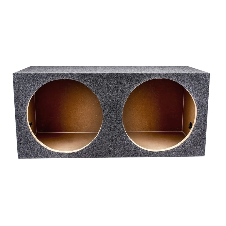 QPower 15 Inch Heavy-Duty Dual Sealed Vehicle Subwoofer Enclosure
