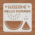 thumbnail image 3 of Watermelon Painting Stencils Summer Theme Plastic Template Stencils for Art Painting on Wood Scrabooking Cardmaking and DIY Wall Floor Decoration, 3 of 9