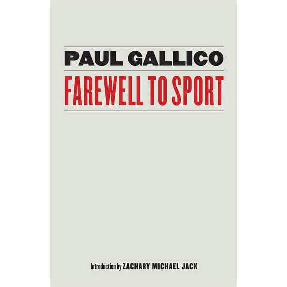 Farewell to Sport, (Paperback)