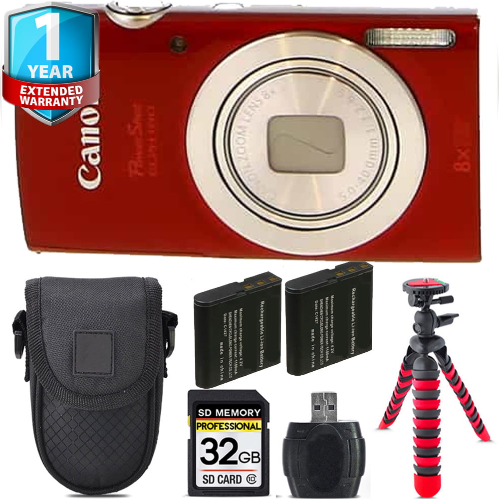 Camara Digital Canon Powershot Elph 180 20mpx 8x Zoom Red