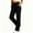 Black, variant on Cmfcve Women's High Waisted Straight Leg Sweatpants Drawstring Elastic Casual Athletic Pants