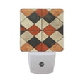 thumbnail image 6 of Yayeee LED Plug in Night Light for The Home with Auto Dusk to Dawn Light Sensors, 2 Pack, Checkered Pattern, 6 of 6