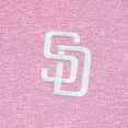 thumbnail image 2 of Men's Antigua  Pink San Diego Padres Hunk Quarter-Zip Top, 2 of 2