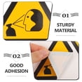 thumbnail image 3 of WEUVEB 2Ud Señal De Precaución Adhesiva Para Áreas Con Material Resistente Y Pegatina Fácil, 3 of 7