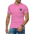 thumbnail image 4 of Men's 100% Cotton Polo T-Shirt with American Eagle Design, 4 of 16