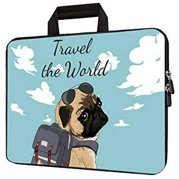 15 inch Neoprene Laptop Carrying Bag Chromebook Case Notebook Ultrabook Bag Tablet Travel Cover with Handle Zipper