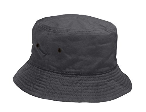 Newhattan Short Brim Visor Cotton Bucket Sun Hat 