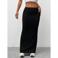 thumbnail image 4 of Women's Tight Fit Bodycon Midi Skirt, High Waist Stretch Pencil Skirt for Casual Streetwear & Everyday Wear, 4 of 5