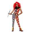 thumbnail image 1 of Women's Malicious Clown Costume, 1 of 2